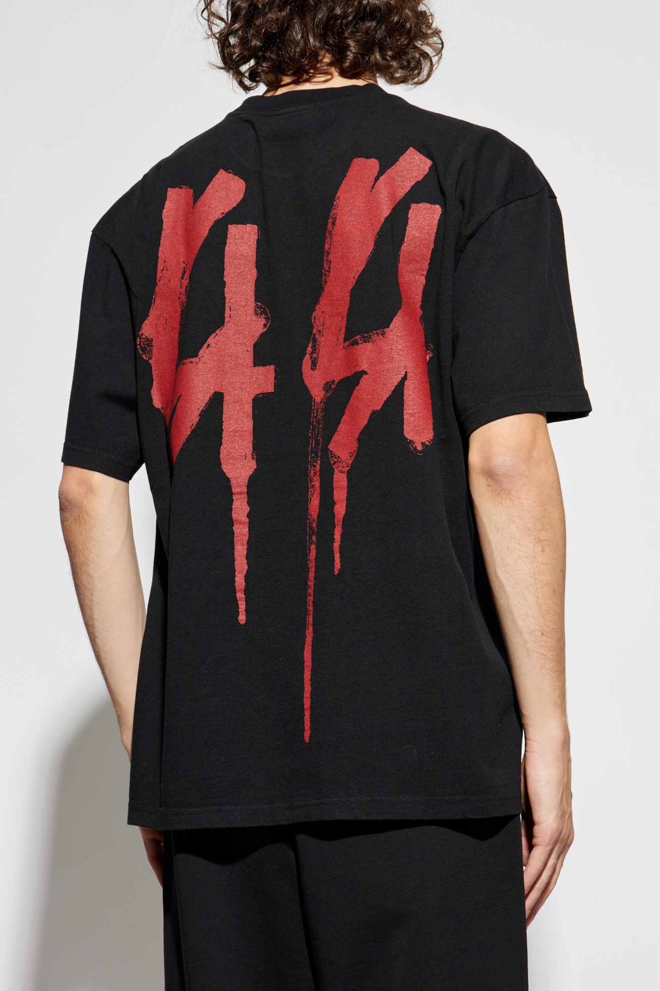 Black T-shirt with logo 44 Label Group - Vitkac France